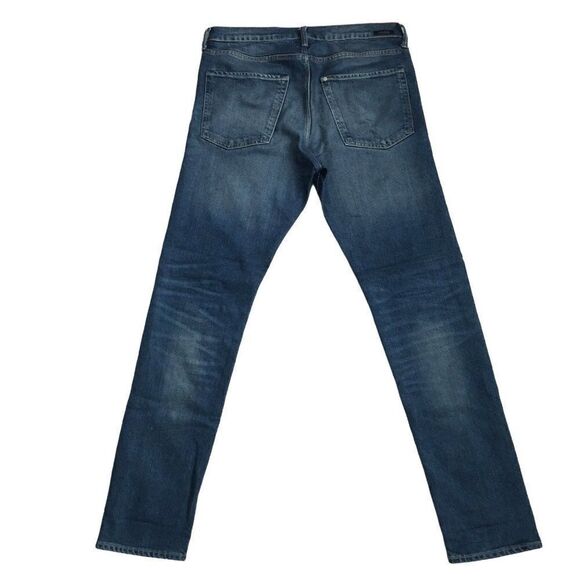& Denim slim straight dark blue size 32 - Picture 5 of 5